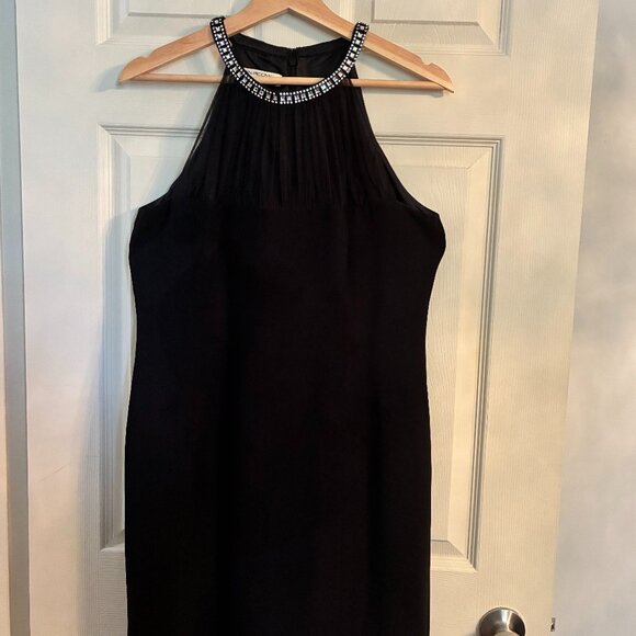 Evan Picone Black Strapless Dress- EUC - Picture 1 of 11